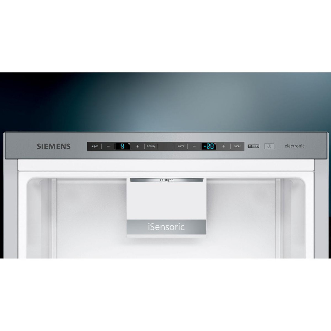 Siemens iQ500 KG39EAICA réfrigérateur-congélateur Autoportante 343 L C Argent 