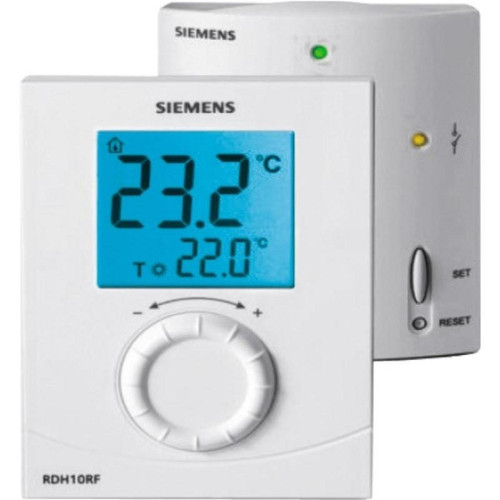 Siemens - Thermostat électronique sans fil RDH100RF/SET - Thermostat