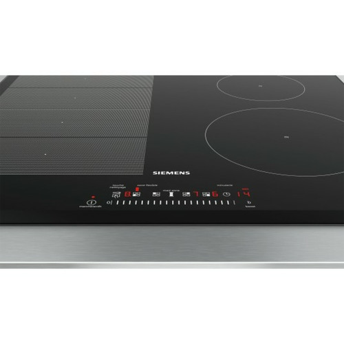 Siemens Table de cuisson à induction 60cm 4 feux 7400w noir - ex651feb1f - SIEMENS