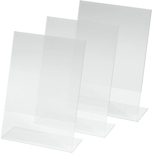 Sigel - SIGEL TA212 Lot de 3 Présentoirs inclinés de table, 21,5 x 15 x 6,5 cm, acrylique transparent Sigel  - Sigel