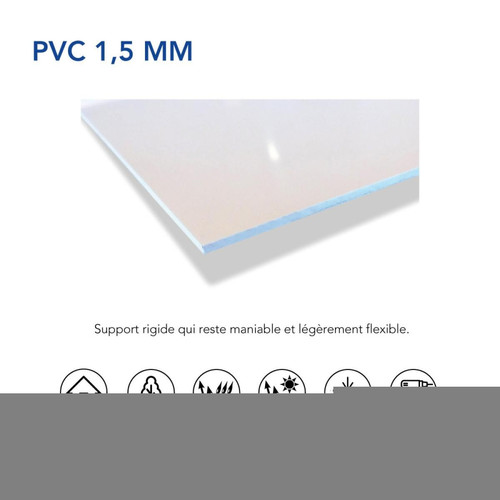 100 mm Matière PVC rigide à la découpe Plaque P.V.C Blanc Plaque PVC Plastique Blanc Rond Panneau Plastique PVC 1,5 mm Rond 10 cm 