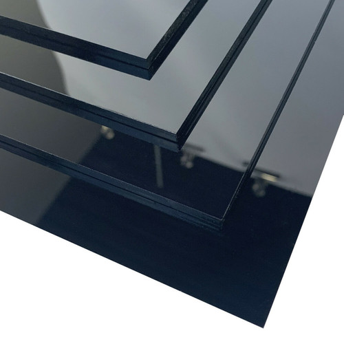 Plaque PVC Signaletique Biz Plaque de Plexigglas noir - Épaisseur 2 ou 4 mm - Plexigglas PMMA XT Noir - 60 x 100 cm (600 x 1000 mm) - 4 mm