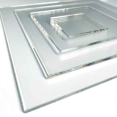 Plaque PVC Signaletique Biz Plaque Plexigglas 6 mm. Feuille de verre acrylique. Plexigglas transparent. Verre synthétique. Plaque PMMA XT. Plexigglas extrudé - 80 x 90 cm (800 x 900 mm)