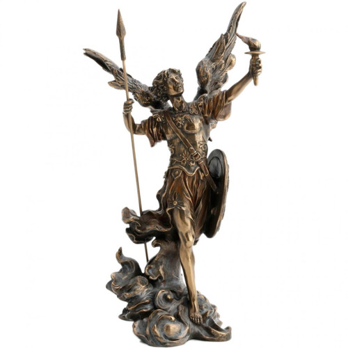 Signe - Figurine Archange Uriel aspect bronze 35 cm Signe  - Signe