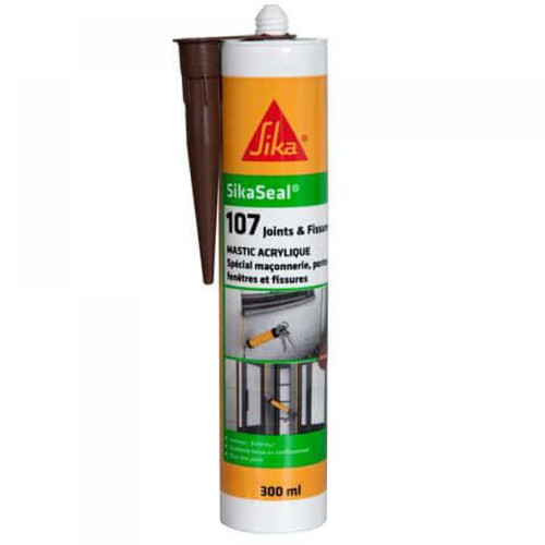 Sika - Mastic acrylique spécial façade - SIKA SikaSeal 107 Joints et Fissure - Acajou - 300ml Sika  - Sika