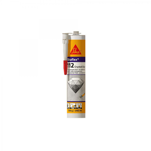 Sika - Mastic-colle transparent SIKA Sikaflex 112 Crystal Clear - 290 ml Sika  - Sika
