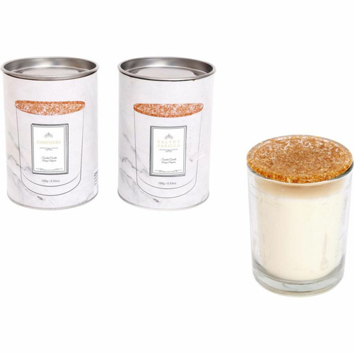 Sil - Bougies parfumées avec couvercle or (Lot de 2). Sil  - Sil