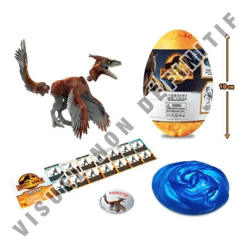 Silverlit - SILVERLIT JURASSIC WORLD DOMINION - oeuf de dinosaure Edition a collectionner - Taille 7,5 cm - Mangas