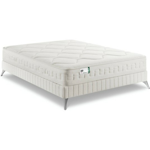 Simmons - Ensemble Matelas Sommier 160 x 200 First FR3 + sommier 1620 + pieds Simmons  - Simmons