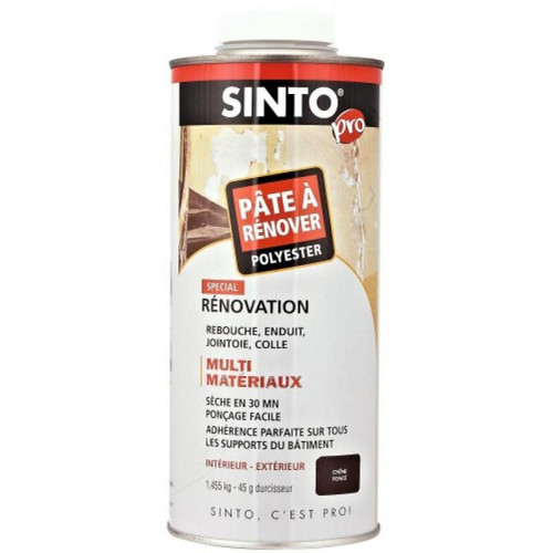 Sinto - Pâte à rénover, blanc, cartouche de 1,5 kg avec durcisseur - Sinto
