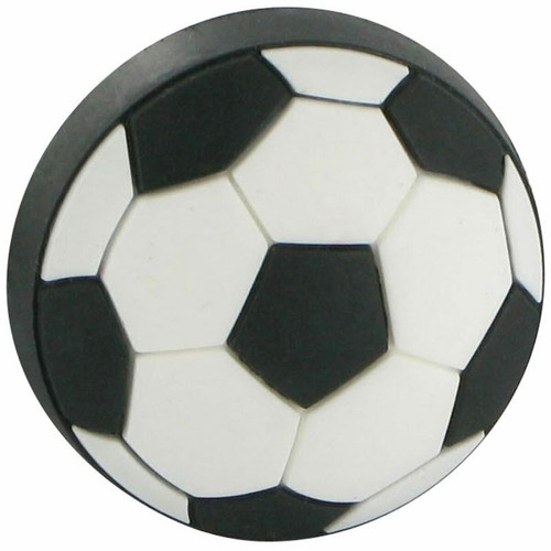 Siro - Bouton ballon - Hauteur : 28 mm - Décor : Blanc / Noir - Entraxe : - -  :  - Matériau : Gomme - Diamètre : 40 mm - SIRO Siro  - Poignée de meuble