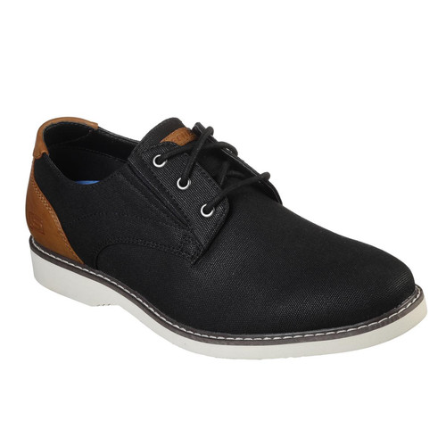 Skechers - Chaussures Basses Homme Noir - Chaussures de ville homme