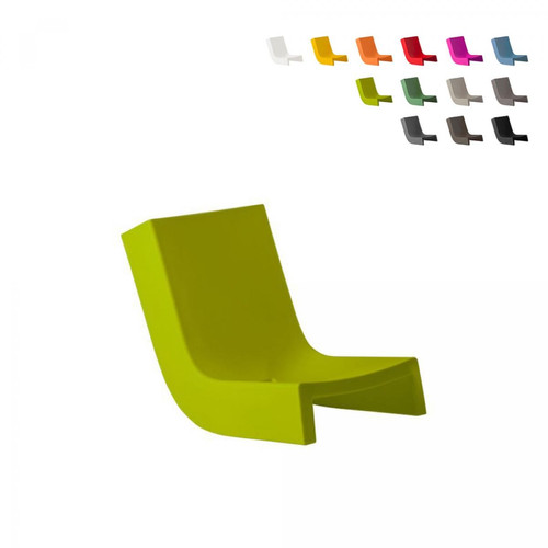 Slide - Fauteuil À Bascule Design Moderne Salon Jardin Terrasse Twist Slide | Couleur: Anis vert - Fauteuil à bascule Fauteuils
