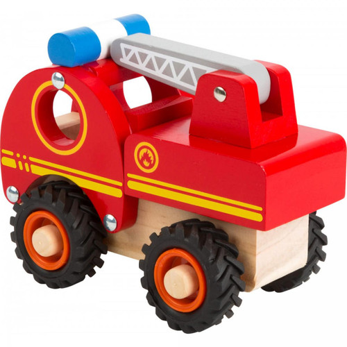 Small Foot Design - Small foot - Camion de Pompier en bois Small Foot Design  - Camion de pompier enfant Jeux & Jouets
