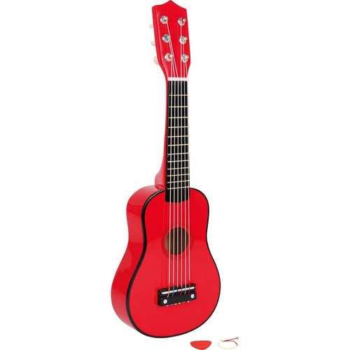 Small Foot - Guitare Rouge en Bois Small Foot  - Guitares folk