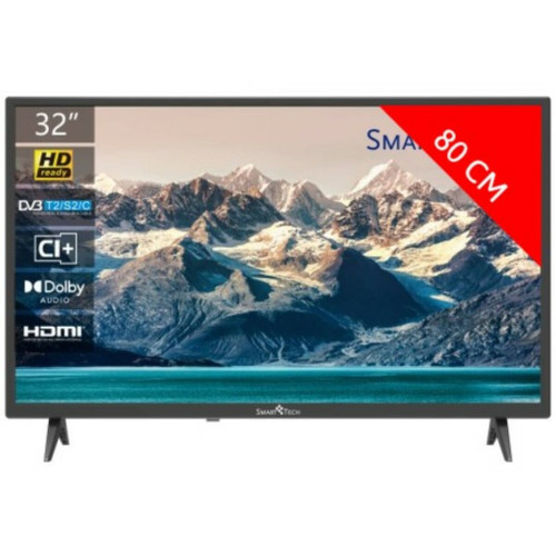 Smart Tech - TV LCD 80 cm 32HN10T2 Smart Tech  - TV, Télévisions Sans smart tv