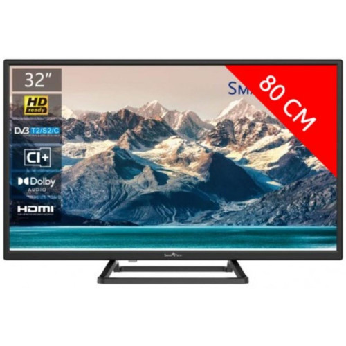 Smart Tech -TV LED 80 cm 32HN10T3 Smart Tech  - TV 32'' et moins