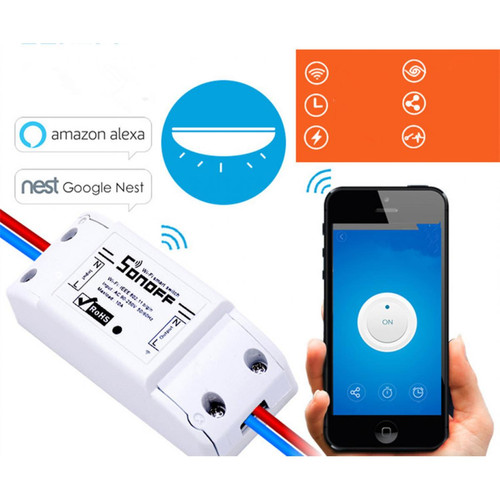 Smart - Télécommande sans fil intelligente Wifi Alexa Commutateur de commande vocale Smart  - Télérupteurs, minuteries et horloges