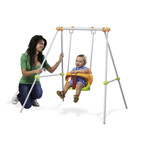 Smoby - Portique Métal Baby Swing Smoby  - Playmobil Smoby