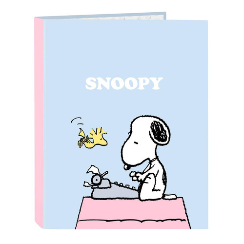 snoopy - Reliure à anneaux Snoopy Imagine Bleu A4 (26.5 x 33 x 4 cm) snoopy  - Snoopy Montres
