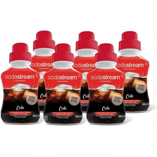 Machine à soda Sodastream SODASTREAM 3009984- Lot 6 concentrés Sodastream saveur Cola