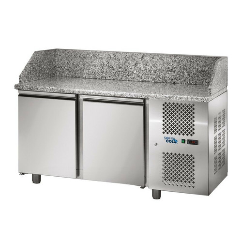 Réfrigérateur Sofraca Table à Pizza 2 Portes - Dessus Granit - 210 L - Sofraca - TPZ2