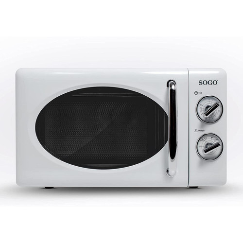 Sogo - micro ondes rétro de 20L 700W blanc Sogo  - Mini micro-ondes Four micro-ondes