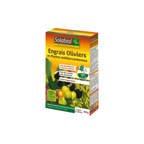 Solabiol - SOLABIOL SOLIVY750 Engrais Oliviers Et Figuiers - 750 G Solabiol  - Engrais & entretien Fruitier