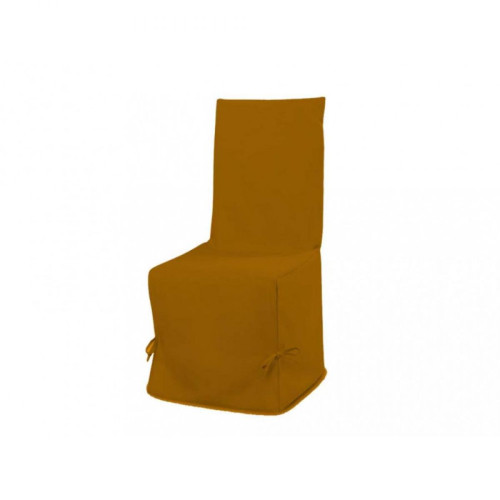 Soleil D'Ocre - Housse de chaise en coton PANAMA jaune - Housses canapés, chaises