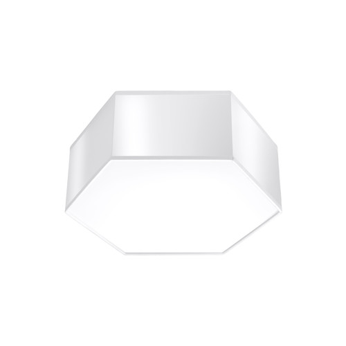 Sollux Lighting - Plafonnier SUNDE 11 blanc Sollux Lighting  - Plafonniers Plastique