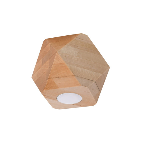 Sollux Lighting - Plafonnier WOODY 1 bois naturel Sollux Lighting  - Luminaires