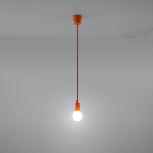 Sollux Lighting Lampe pendante DIEGO 1 orange