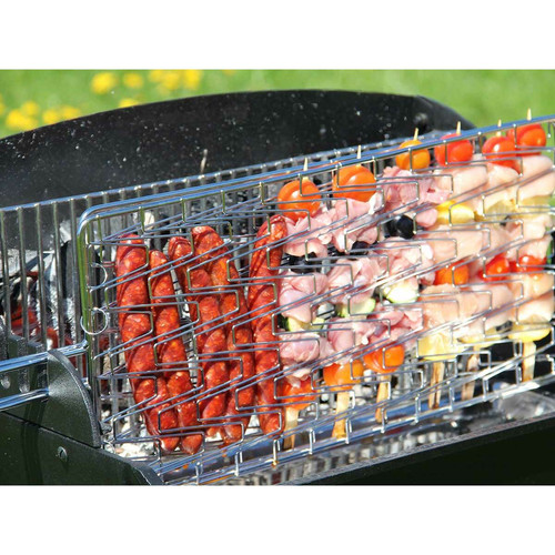 Barbecues charbon de bois Barbecue charbon vertical horizontal Excel Gril Duo - Somagic