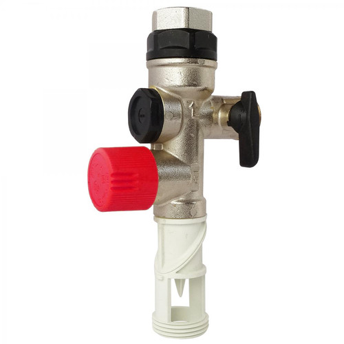 Somatherm For You - Groupe de sécurité siège Inox avec raccord isolant diélectrique - Chauffe eau 300L Chauffe-eau