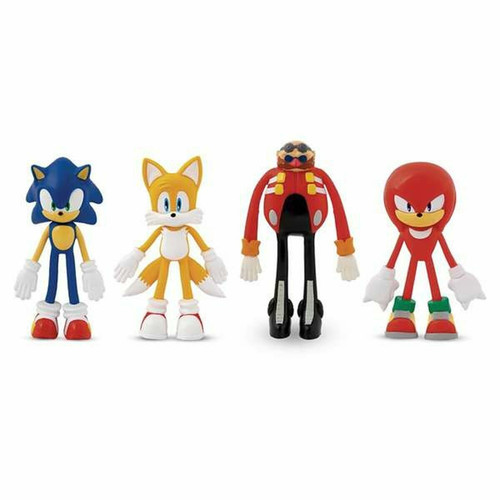 Sonic - Ensemble de Figurines Sonic 4 Pièces Sonic  - Sonic