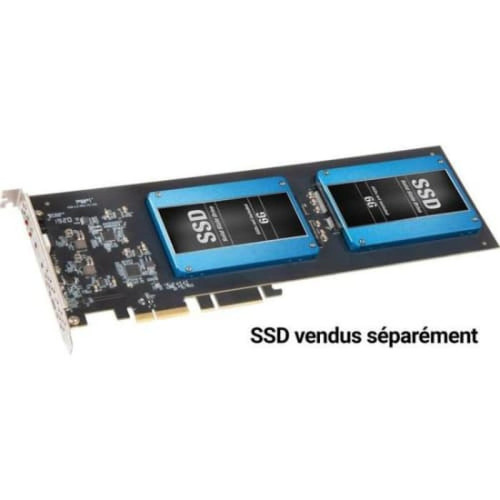 SSD Interne Sonnet FUS-SSD-2RAID-E SSD Interne 8000Go 2.5'' SATA PCI Express x4 3.0 Noir