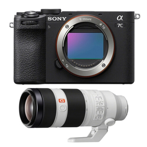 Sony - Sony Alpha A7C II Boîtier Noir + Sony FE 100-400 mm f4.5-5.6 GM OSS (SEL100400GM) Sony  - Appareil Photo
