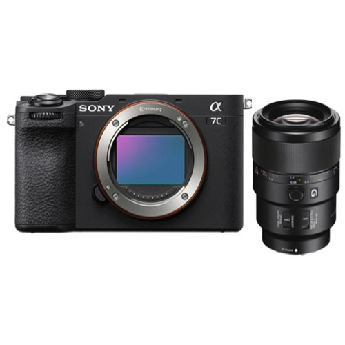 Sony - Sony Alpha A7C II noir Boîtier + Sony FE 90 mm f2.8 Macro G OSS monture E (SEL90M28G) Sony - Photo & Vidéo Numérique