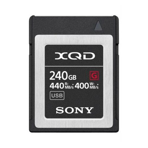Sony - Carte Mémoire Sony XQD 240 Go Sony  - Carte XQD Sd/sdhc/sdxc