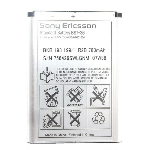 Sony - Batterie origine BST-36-SONY ERICSSON - Sony