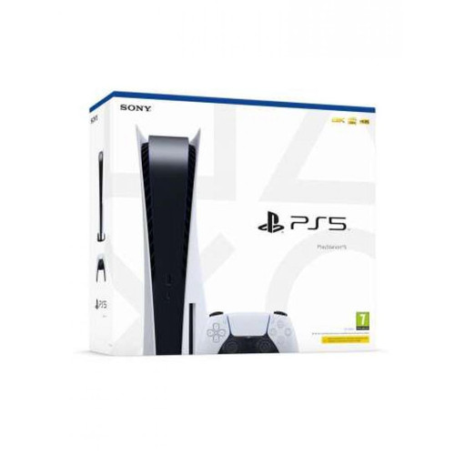 Sony - Sony PlayStation 5 Édition Standard PS5 avec 1 Manette Sans Fil DualSense Blanche - Jeux et Consoles