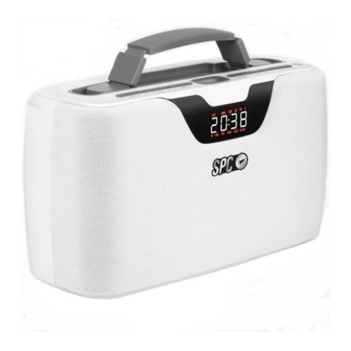 Spc - Radio Bluetooth portable SPC Radio Storm Boombox 4503B 20W Blanc - Boombox
