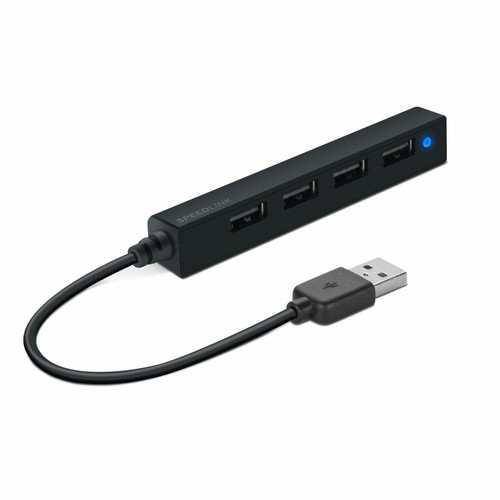 Speedlink Hub USB passif SPEEDLINK Snappy, 4 ports USB 2.0, noir