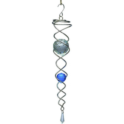 Spin-Art Spinners - Mobile à vent design Crystal Tail bleu. Spin-Art Spinners  - Spin-Art Spinners