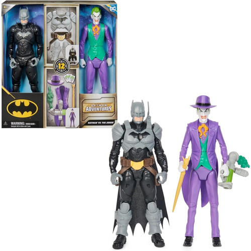 Spin Master - Figurines Batman Joker 30 cm + Accessoires Spin Master  - Films et séries