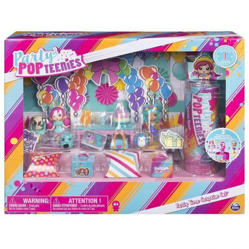 Spin Master - PARTY POPTEENIEES Coffret de Fete 3 Poupees Spinmaster Spin Master  - Marchand Zoomici