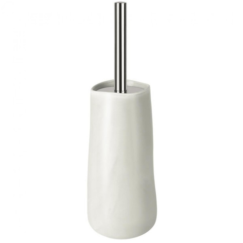 Accessoires de salle de bain Spirella Spirella Brosse Wc avec support Ceramique SINA Blanc