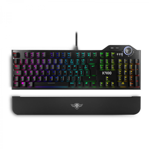 Clavier Spirit Of Gamer Clavier Gamer Xpert K900 LED Switch Opto Mécanique Anti Ghosting Intégral