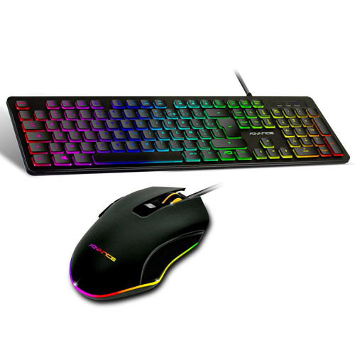 Spirit Of Gamers - Pack gamer clavier souris Advance GTA210 RGB pour PC / Xbox one / Xbox serie / PS4 / PS5 Spirit Of Gamers   - Pack Clavier Souris Spirit Of Gamers