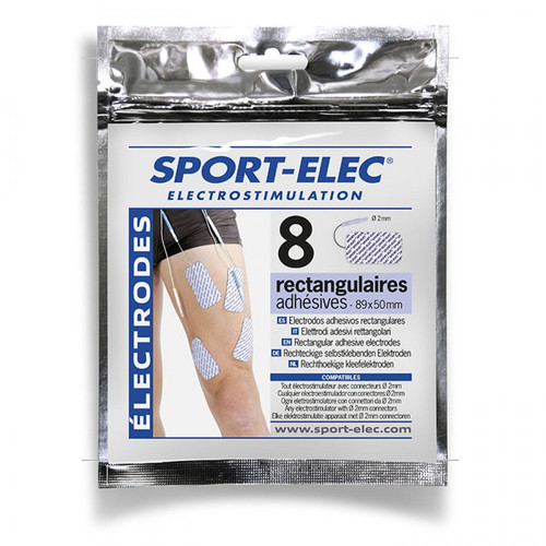 Appareil minceur 8 électrodes rectangulaires Sport-Elec Electrostimulation